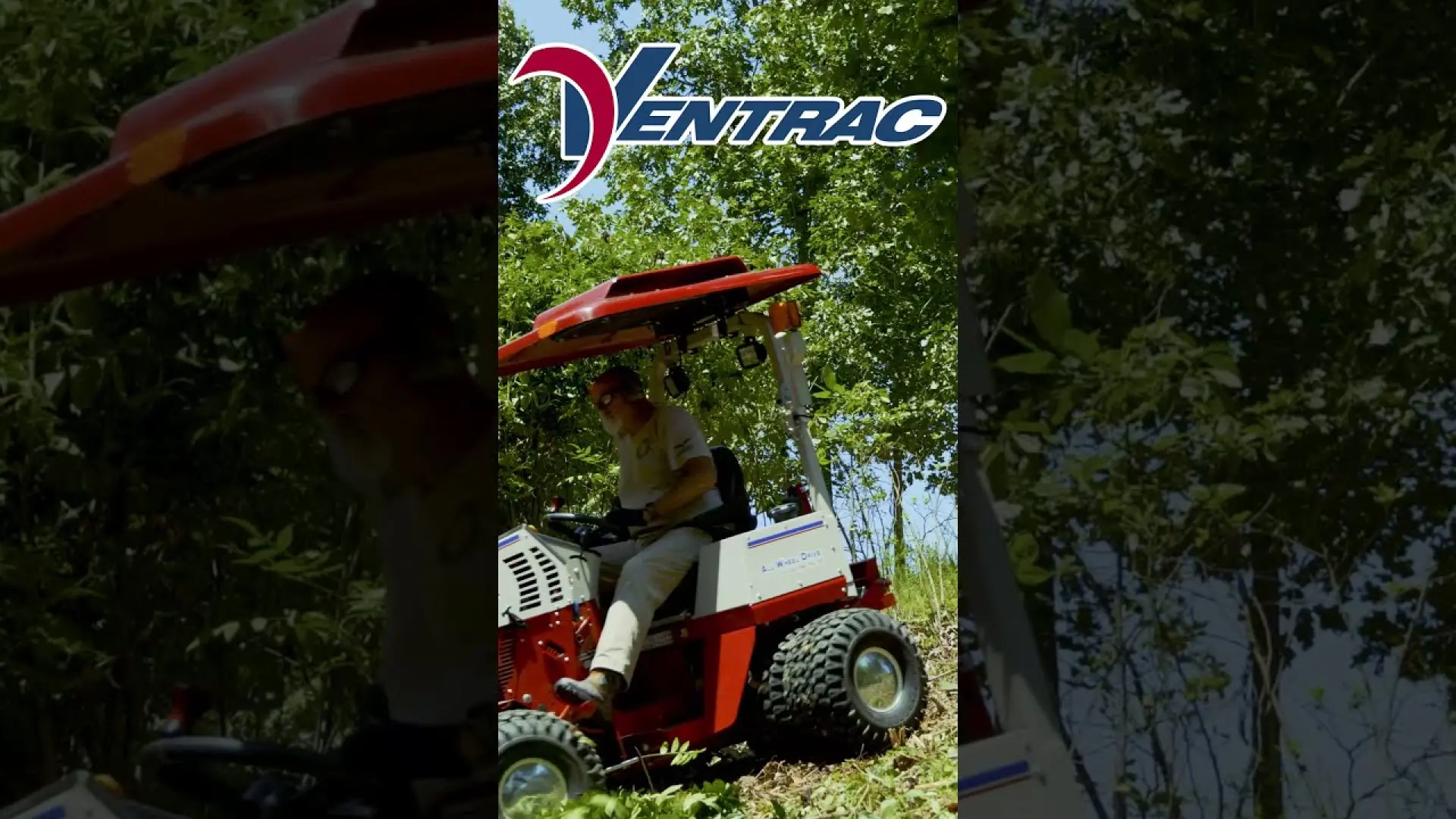 Ozark Mountain Tough Cutting with Ventrac shorts