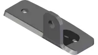 07.0100373 Plate, Gas Shock Mount RH
