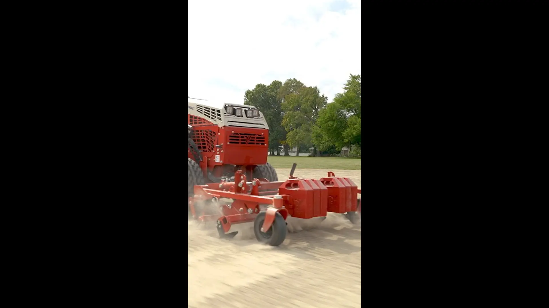 Ventrac Ballpark Groomer and Renovator In Action