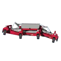 40 degree side motion The contour deck flexes up to 20 degrees up or down (40 degrees range).