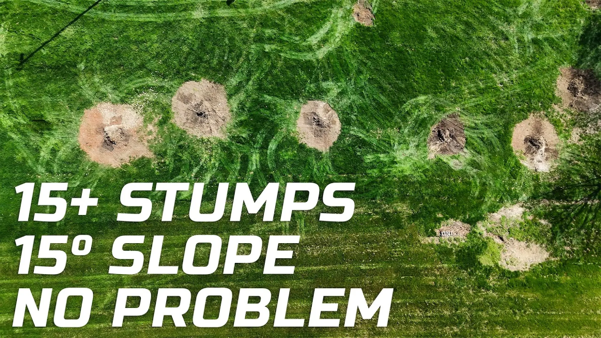 This Lawn Mower Grinds Stumps