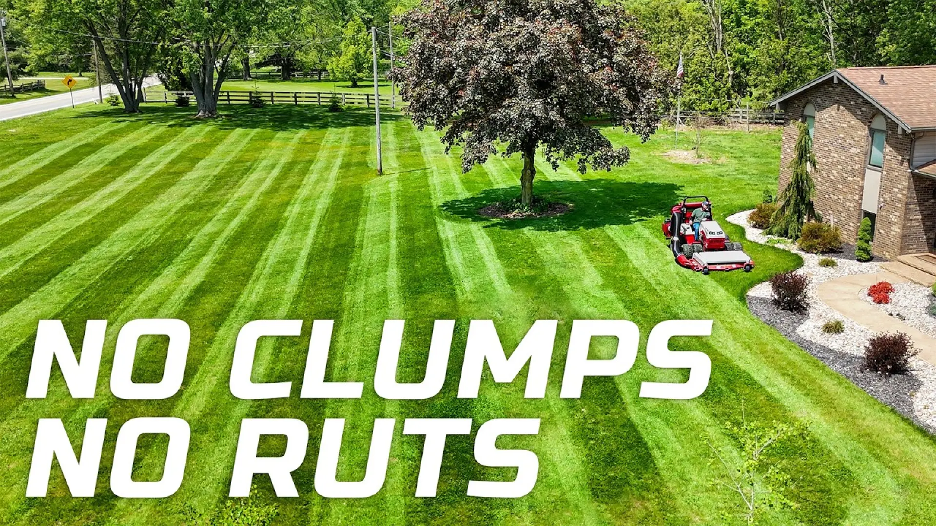 Mowing Overgrown Grass Without Leaving a Mess