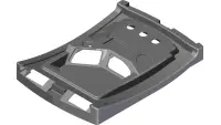 07.0100780 Headliner, Black Plastic