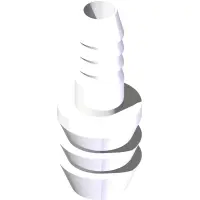 07.0101077 Reducer, 5/8 x 3/8 Barb, Nylon