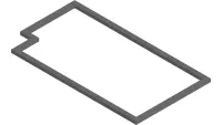07.0101167 Tape, Foam 3/8 x 1/2 -55" Long