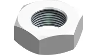 07.0101223 Nut, 7/16" x 28 UNEF ZP