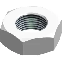 07.0101223 Nut, 7/16" x 28 UNEF ZP