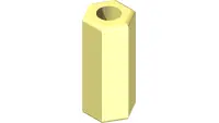 07.0101476 Nut, Coupler 10-32 x 3/4"