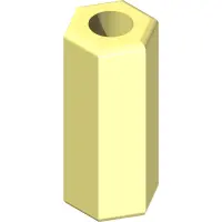 07.0101476 Nut, Coupler 10-32 x 3/4"