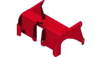Frame, Rear Drag Hitch