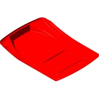 07.0106621 Roof, Plastic with Bump