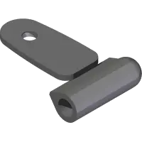 07.0801583 Hinge, LH 2PC Top Single Bolt