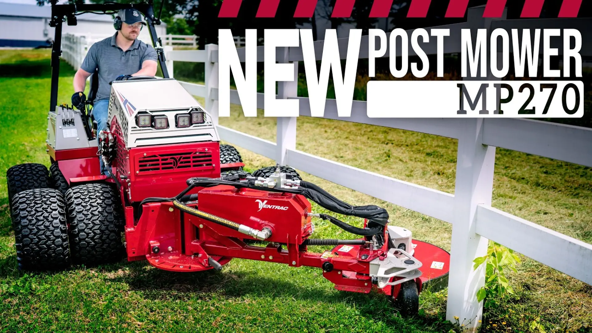 MP270 Post Mower  NEW Ventrac Attachment