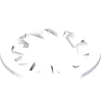 07.3D7173 Washer, 3/8 Int. Tooth Lock SS