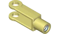 43.C08-1R-B Clevis End, 1/2-20 RH Mod ZPx