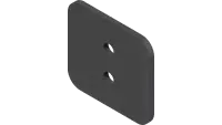 64.1179 Plate, Rear Slide Retainer