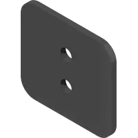 64.1179 Plate, Rear Slide Retainer