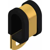11.0046 Clamp, Cushioned 1/2" 2-Tube