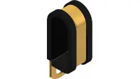 11.0071 Clamp, Cushioned 3/4" 2-Tube