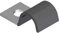 11.0072 Clamp, 1/2 Loop Vinyl