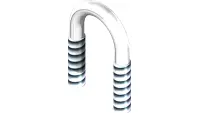 11.0081 U-bolt, 3/8-16 Pipe Size 1/2"