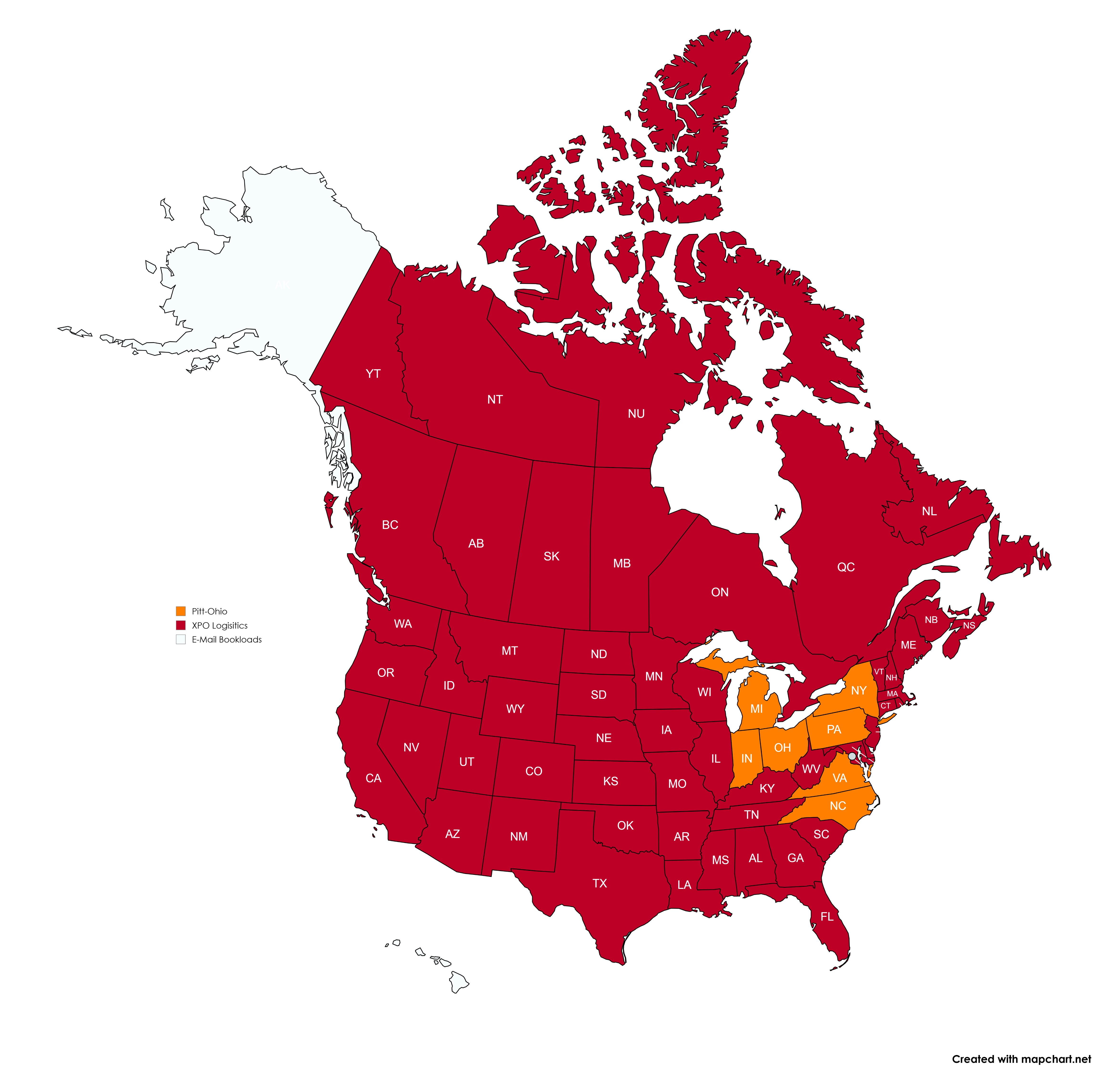 Ventrac Carrier Map