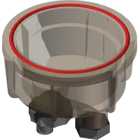 13.0051-1 Bowl, Filter w/Drain & Plug