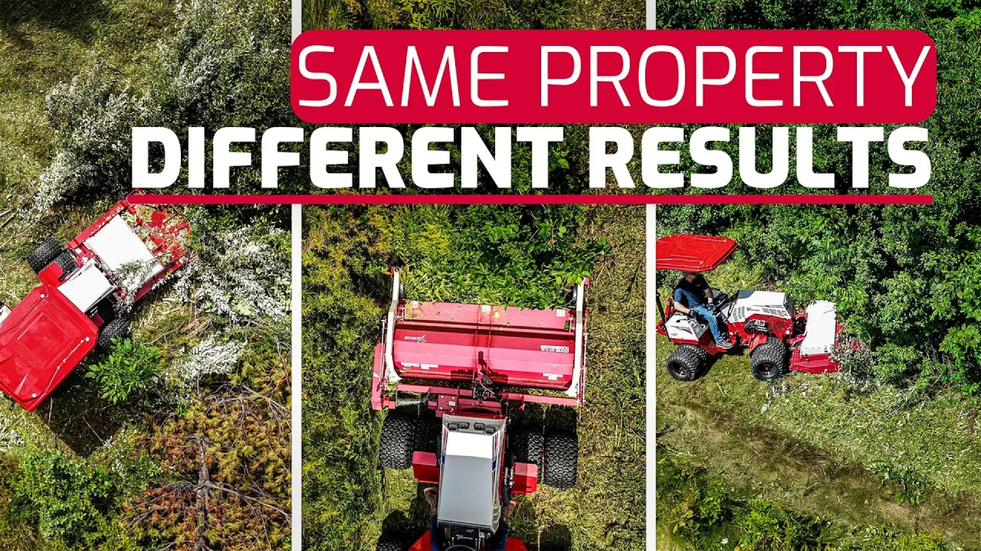 We Mowed the Same Property With 3 Different Brush Mowers
