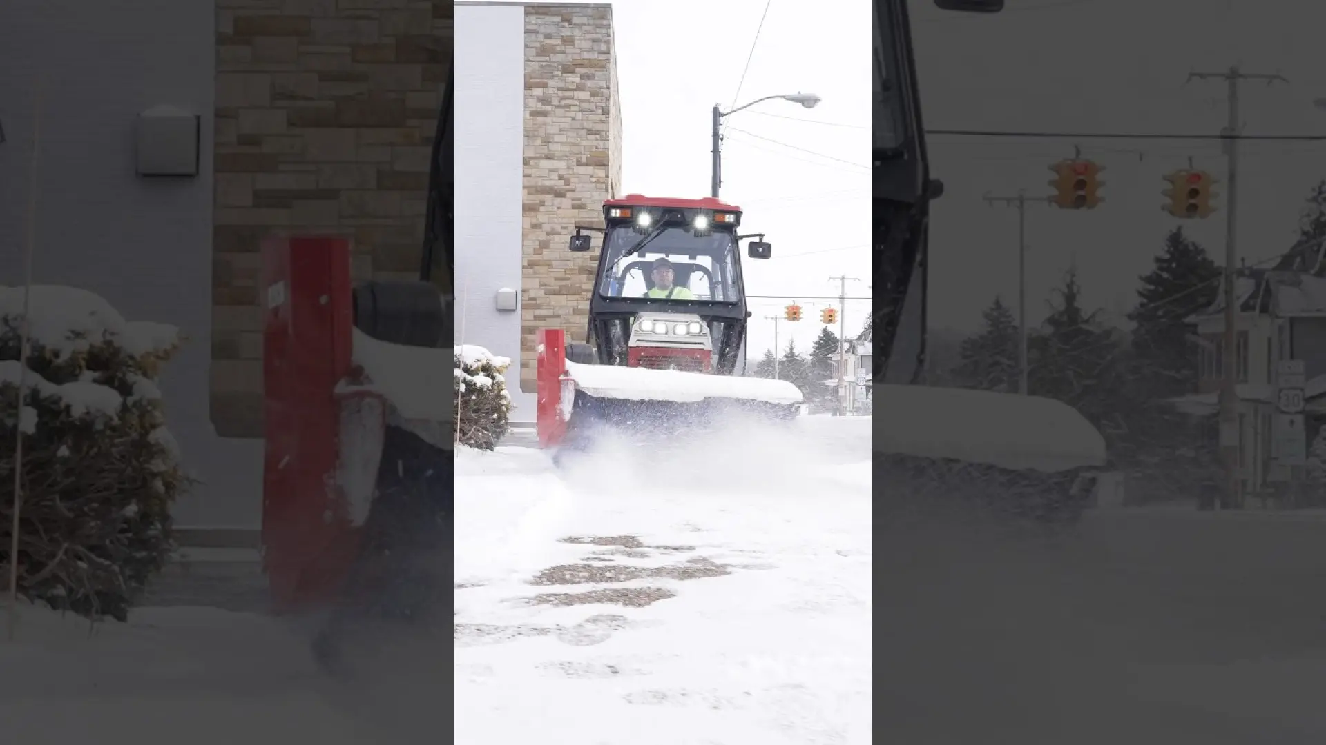 Push it Throw it Treat it Ventrac makes snow removal look easy