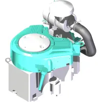 13.0212 Engine, B&S Vang 21 HP Gas AC