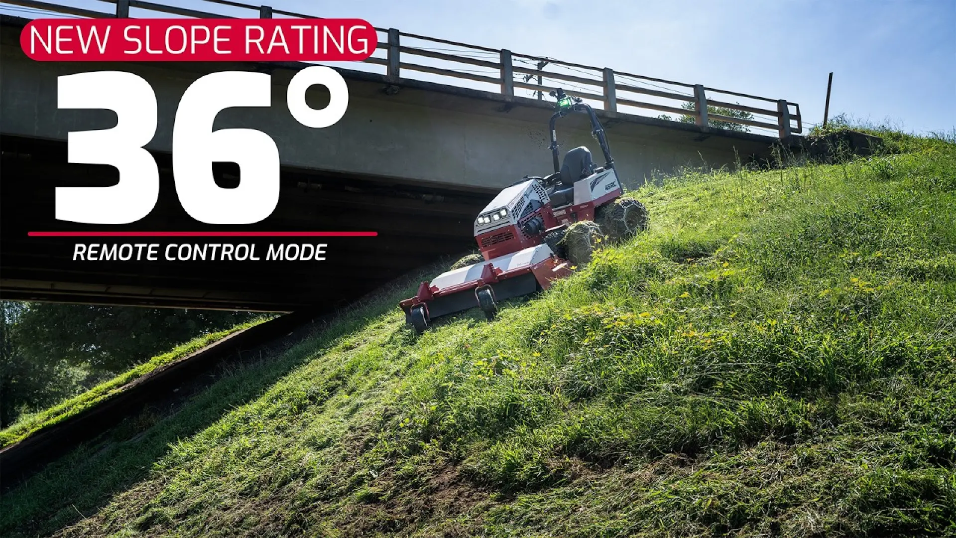 Ventrac 45RC Now Rated for 36 in Remote Control Mode