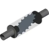 13.0237 Muffler, 3200 Crosstube Ex