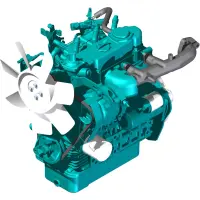 13.0240 Engine, Kubota 32 HP Gas LC
