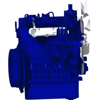 13.0242 Engine, Kubota 25 HP DSL LC