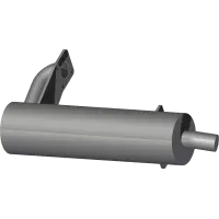 Muffler, Kubota 25 HP DSL