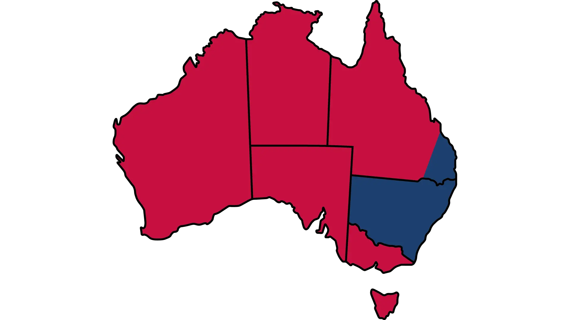 Australia Distributor Territories Map