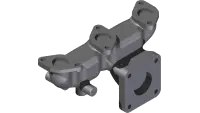 13.1E121-12311 Manifold, Exhaust Top Outlet