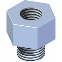 14.0015 Fitting, Adapter 1/4 x M16