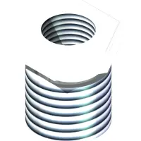 14.0053 Adapter, M20 - 2.5 x 1/4 FNPT