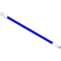 20.0144 Hose,3/8x24.00 SAE 100R1AT CPE