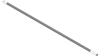 20.0169 Hose, 1/4x38.00 SAE 100R17AR