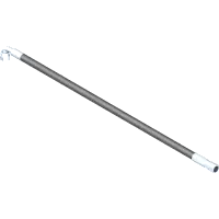 20.0196 Hose, 1/4x24.75 SAE 100R17AR