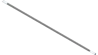 20.0302 Hose, 1/4x48.00 SAE 100R17AR