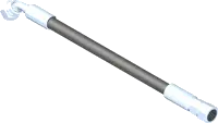 20.0310 Hose, 1/4x12.00 SAE 100R17AR