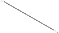 20.0332 Hose, 1/4x44.00 SAE 100R17AR