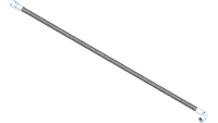 20.0354 Hose, 1/4x37.00 SAE 100R17AR