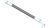 22.0059 Hose, 1/2x17.00 PLK 250PSI CPE
