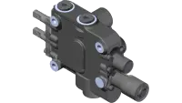 23.0201 Valve, 2 Spool W/LH Flt, RH SP