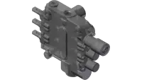 23.0202 Valve, 3 Spool W/RH Flt,