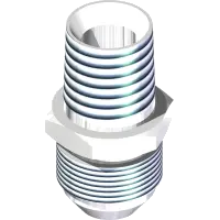 25.2404-08-06 Fitting, M Conn 1/2 x 3/8